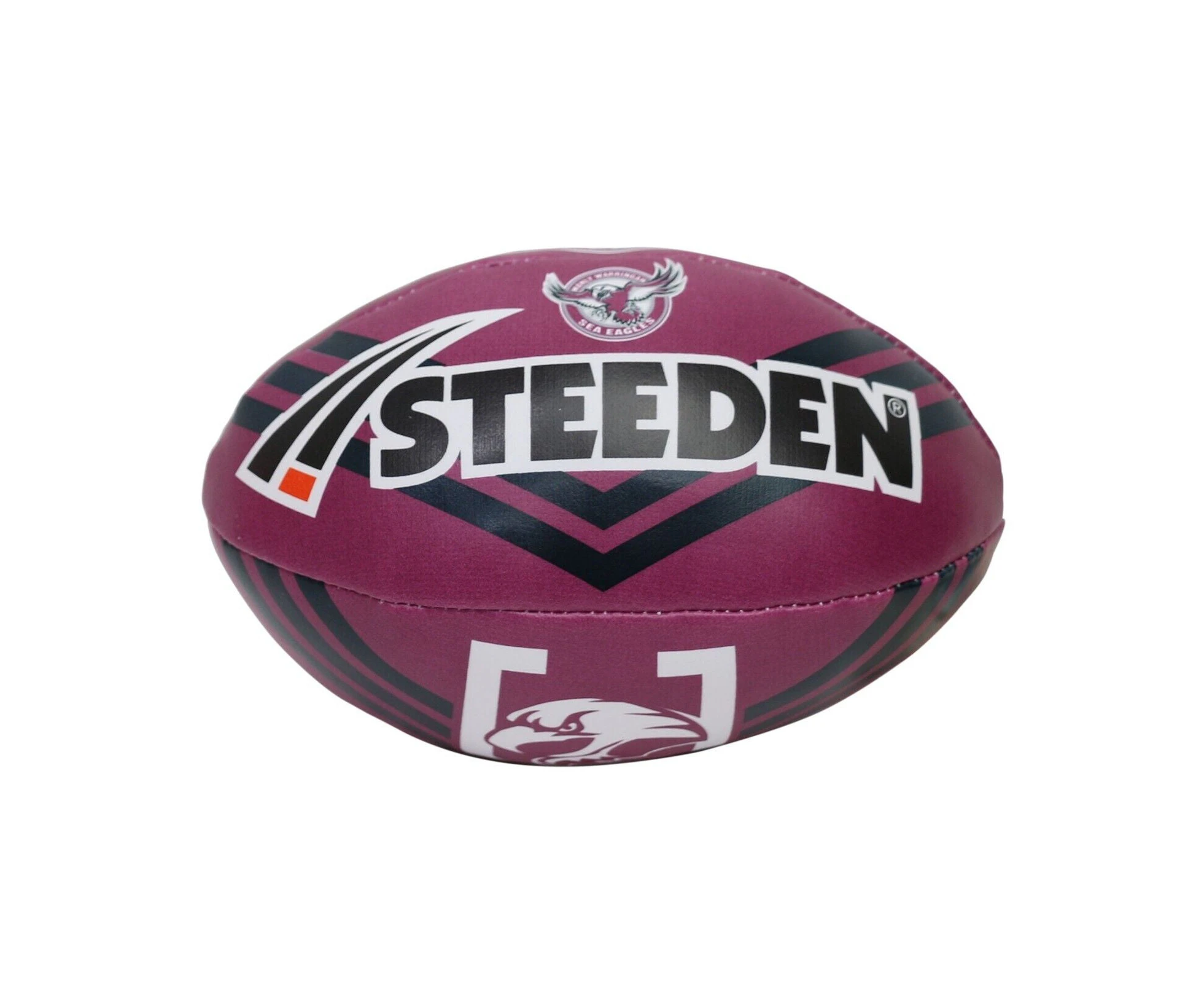 NRL 2023 6 Inch Supporter Sponge Football - Manly Sea Eagles - Ball