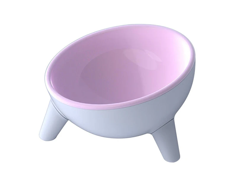 15° Tilt Abstract Pet Bowl With Stand Pink - Pink