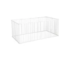 TOPET Portable 12 Panel Pet Dog Playpen Puppy Exercise Cage Play Pen Fence - White