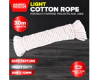 Handy Hardware Rope Cotton Multi-Purpose 30m Tie Down Rope Camping Tarpaulins