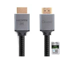 Oxhorn HDMI2.1a 8K@60Hz 3D Ultra Certified Ethernet Aluminum Header Cable 1m Male to Male