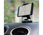 Centaurus Phone Stand Multi-function 360 Degree Rotatable Mouse Shape Car Windscreen Dashboard Bracket for Car-Black