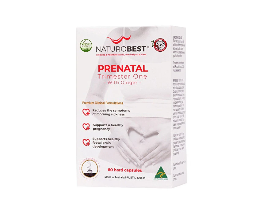 NaturoBest Prenatal Trimester One with Ginger 60c