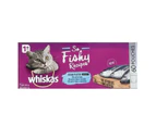 60 x 85g Whiskas Cat Food So Fishy Ocean Platter Adult Cats Whiskers Bulk Pack
