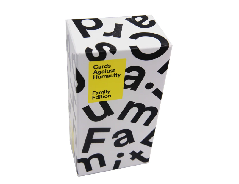 Cards Against Humanity Family Anti-Humanity Cards Family Edition Board Game Cards