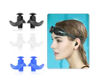3 Pairs Waterproof Soft Earplugs Silicone Portable EarPlugs Swimming Accessories