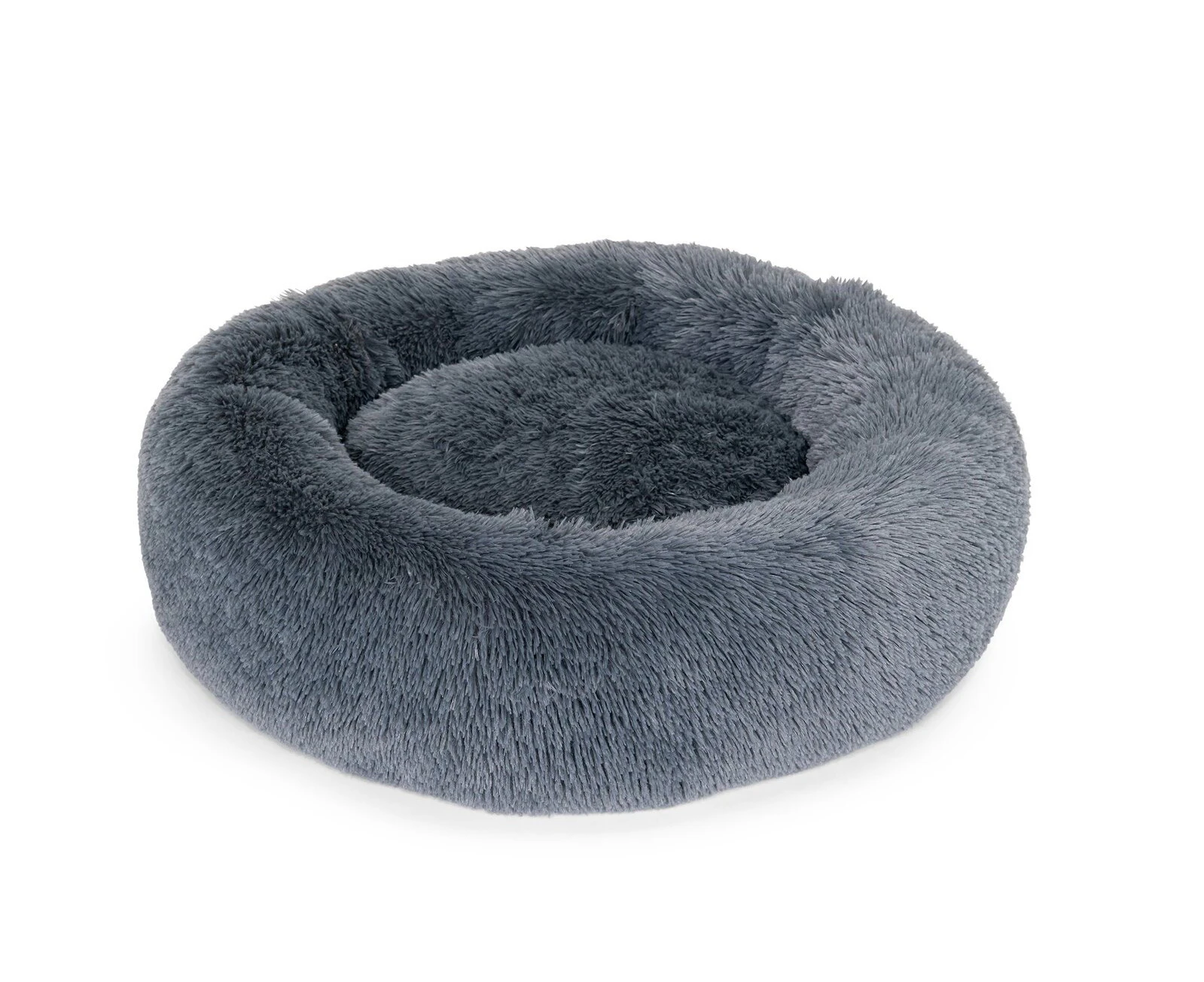 Superior Pet Goods 40cm Curl Up Cloud Dog Bed/Sleep Cushion Small Tranquil Grey