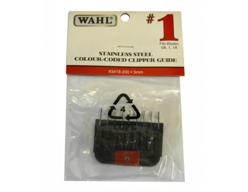 Wahl Stainless Steel Colour Coded Clipper Guide No. 1 3mm