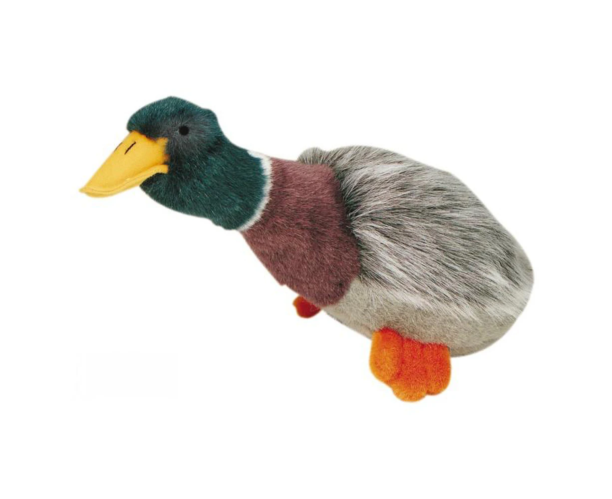 Medium Multipet Migrator Mallard Squeaker Soft Plush Dog Toy (24cm)