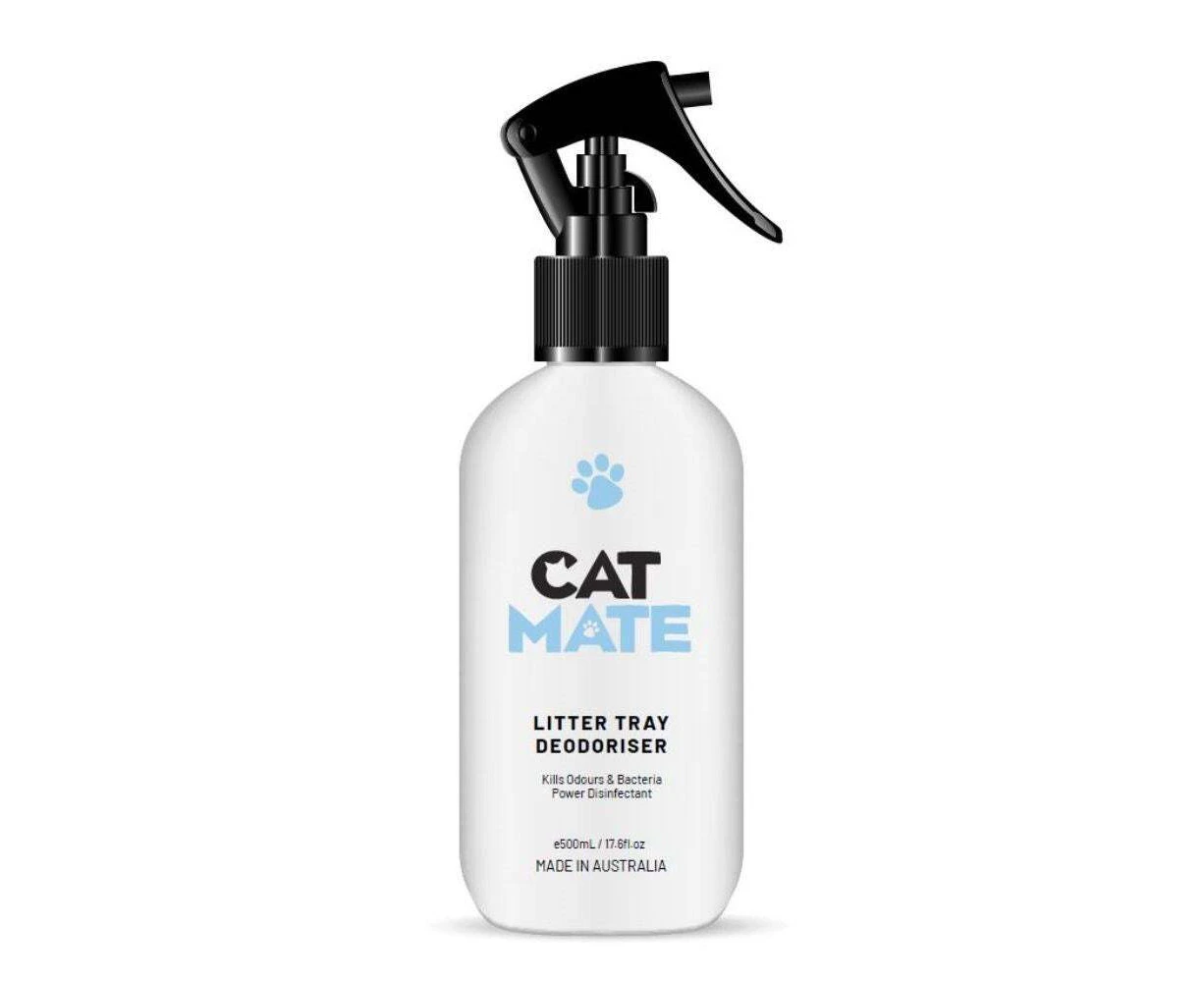 Cat Mate Cat Litter Tray Anti-Odour Deodoriser Power Disinfectant Spray 500ml