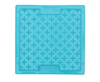 LickiMat 20cm Classic Buddy Turquoise Pet Cat/Dog Food Slow Wet/Dry Feeder Mat