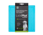 LickiMat Classic Soother Boredom Buster Dogs & Cats Slow Feeder Mat Turquoise - Turquoise