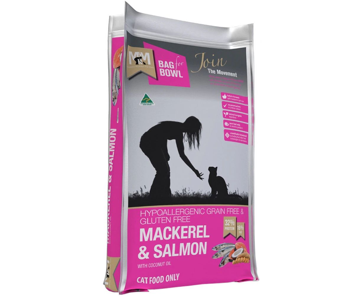 MEALS FOR MEOWS GRAIN FREE DRY CAT FOOD MACKEREL AND SALMON ADULT- 2.5kg