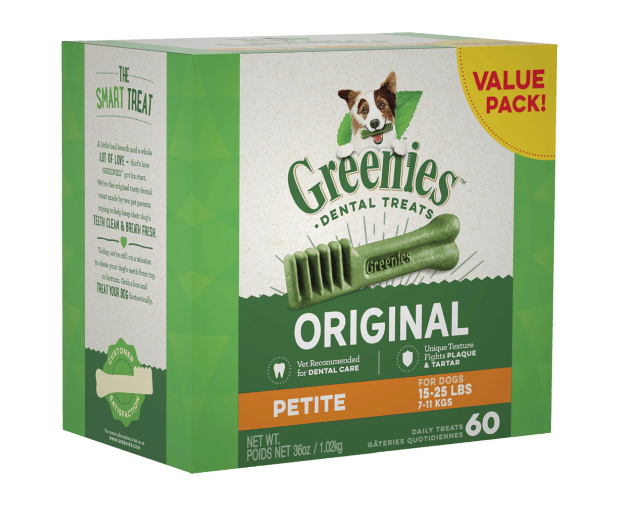 Greenies Original Petite Dogs Dental Treats 7-11kg 1kg