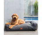 Superior Pet Scooby Sofa Dog Bed Lounge Canvas Charcoal Large