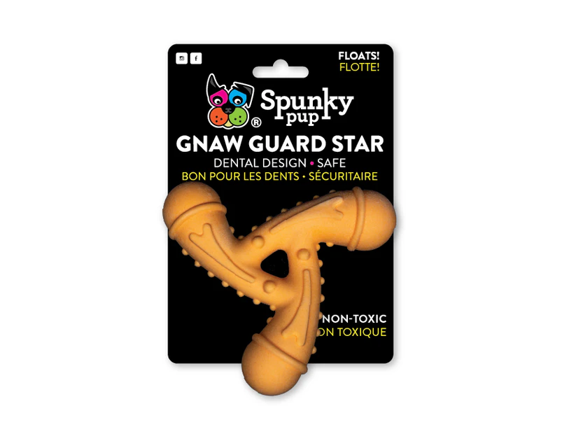 Spunky Pup Gnaw Guard Star Interactive Play Pet Dog Toy