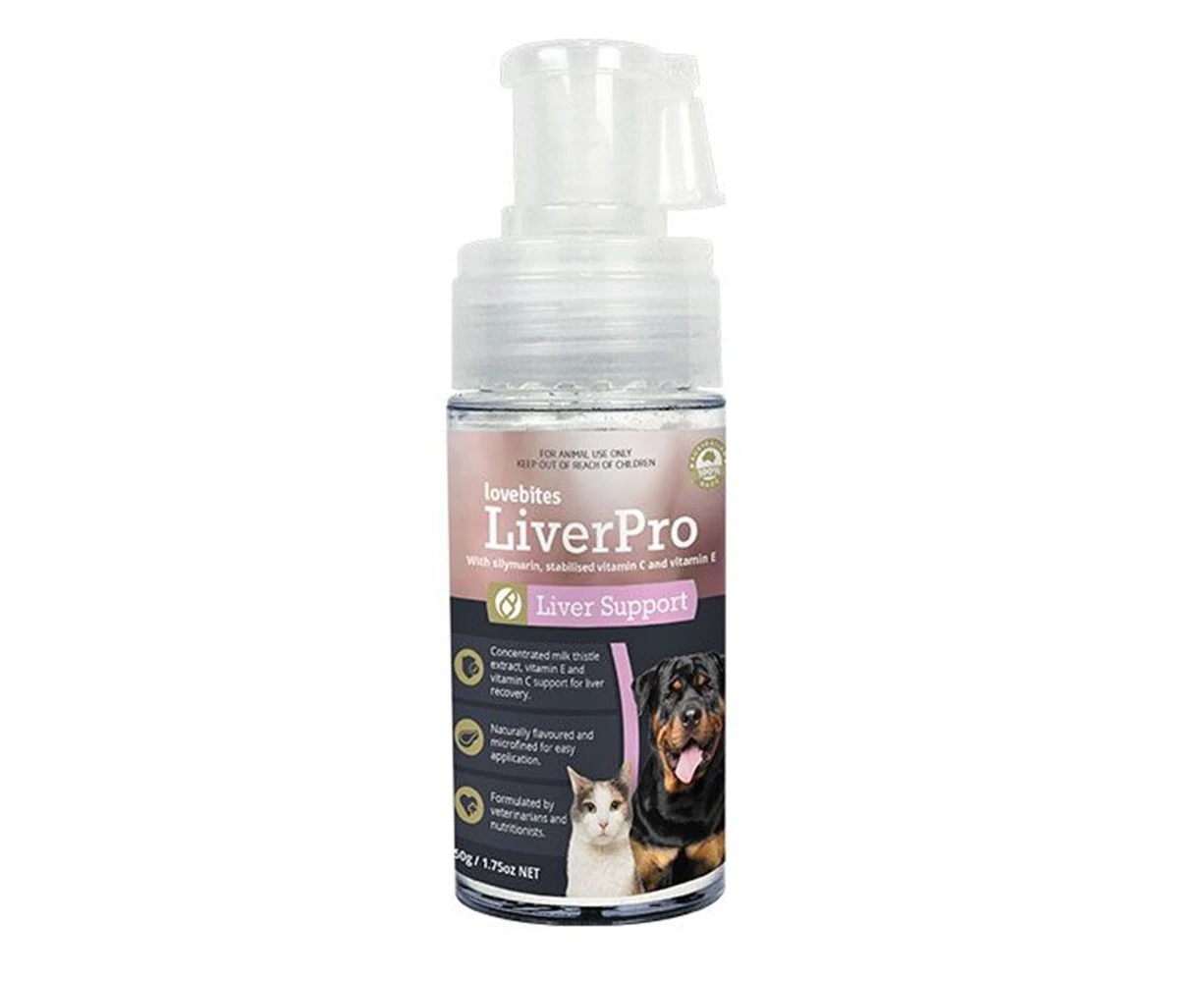 Vetafarm Lovebites Liverpro Meal Topper Dogs & Cats Liver Support 50g