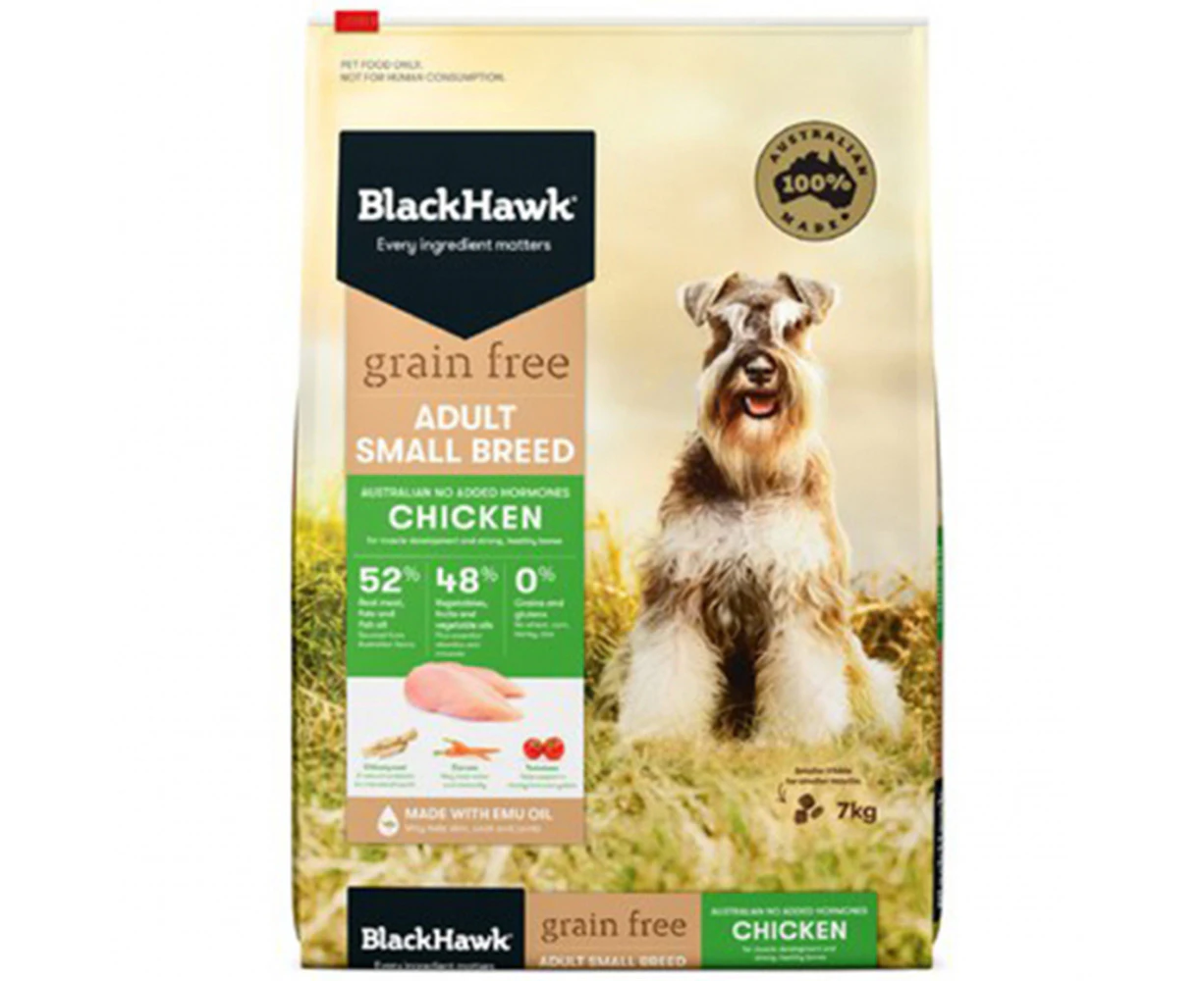 Black Hawk Grain Free Chicken Dry Dog Food for Small Breeds 7kg