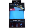 Scream Cool Pad Pet Cooling Mat for Dogs Cats & Small Animals Loud Blue XL