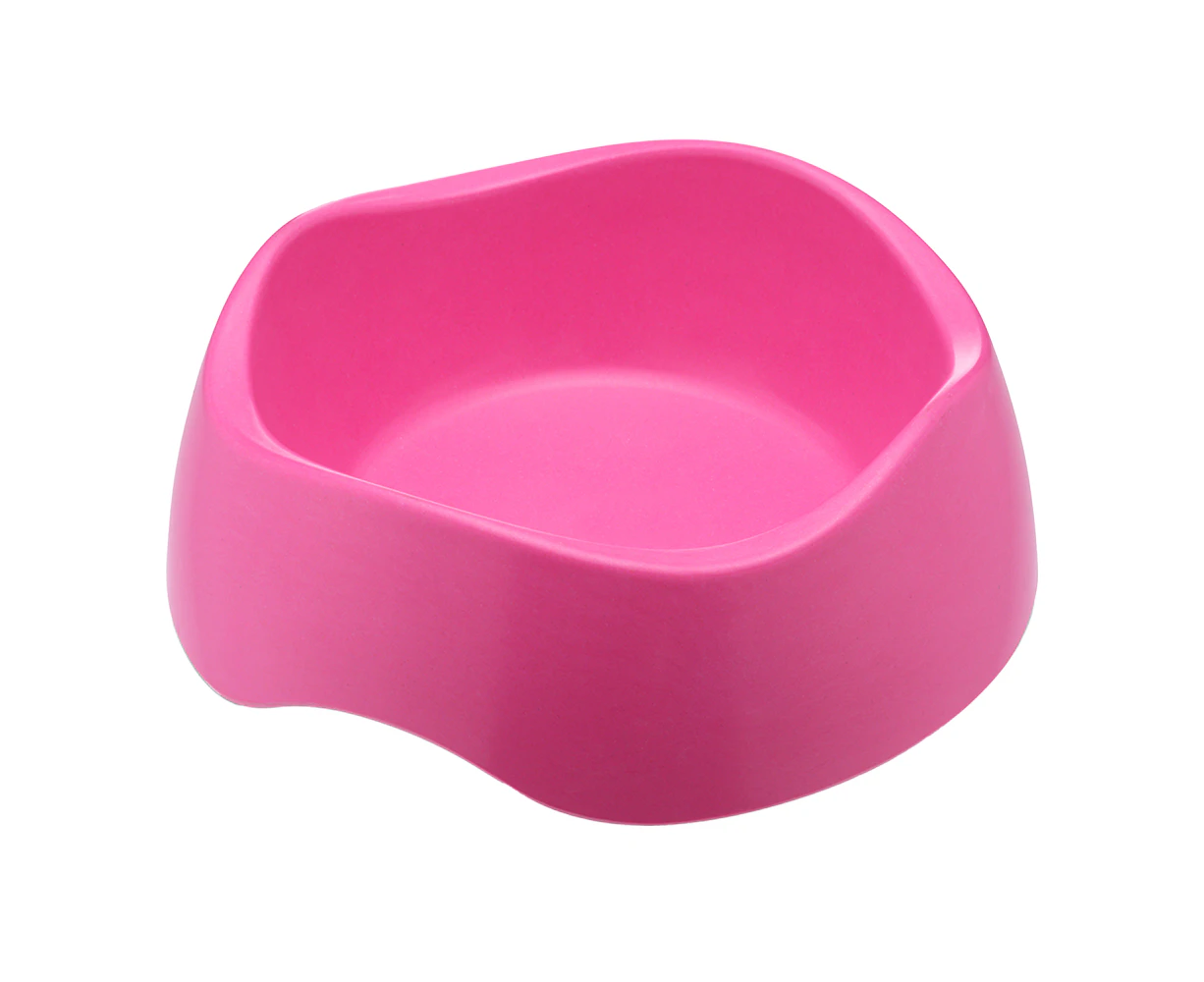 Beco Bowl Eco-Friendly Food & Water Pet Bowl Pink Medium