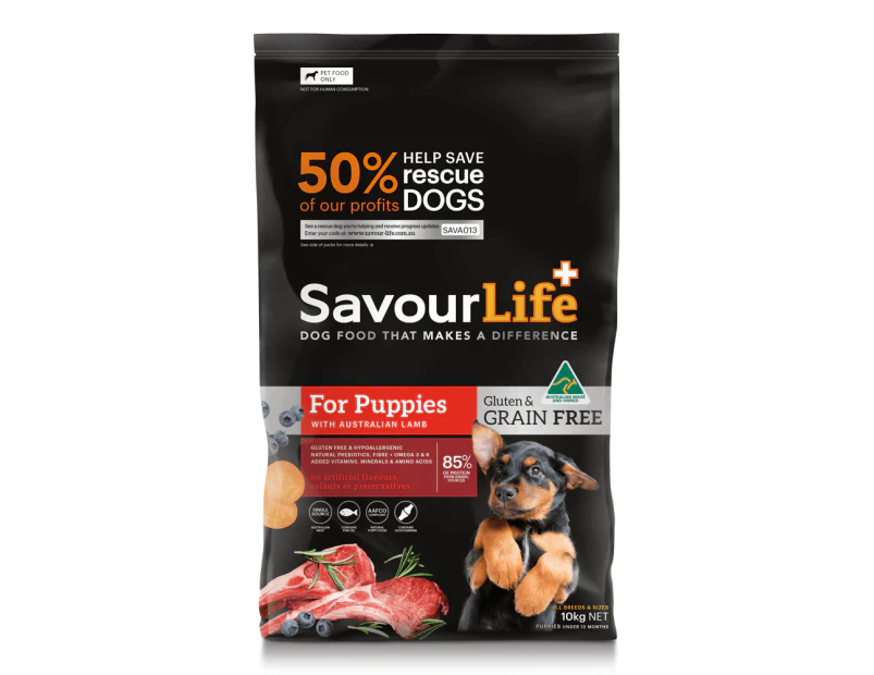 Savour Life Puppy Grain Free Dry Dog Food Chicken 10kg