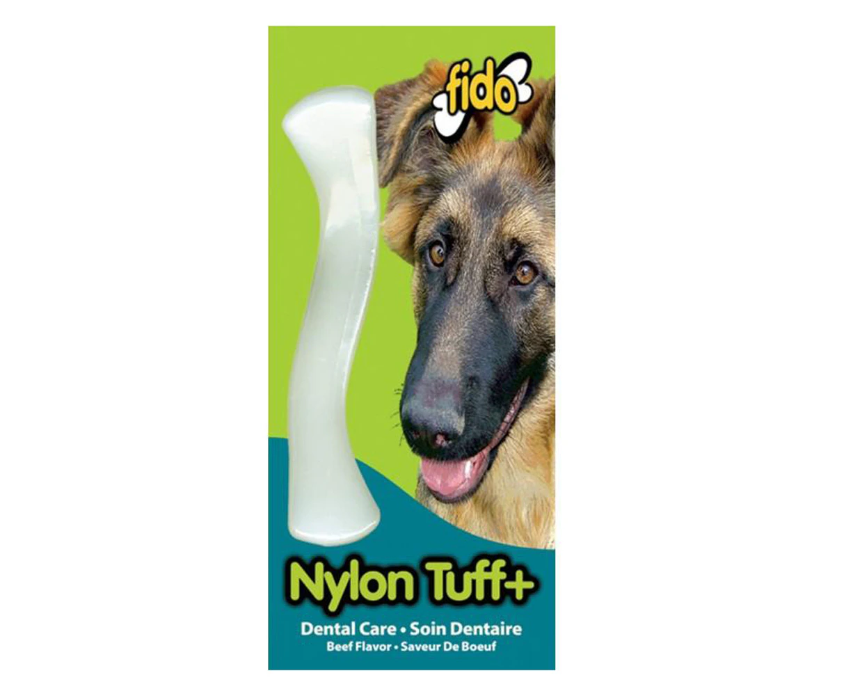 Nylon Nylon Dog Tuff+ Bone - Beef Flavoured - Small - 11cm - Fido