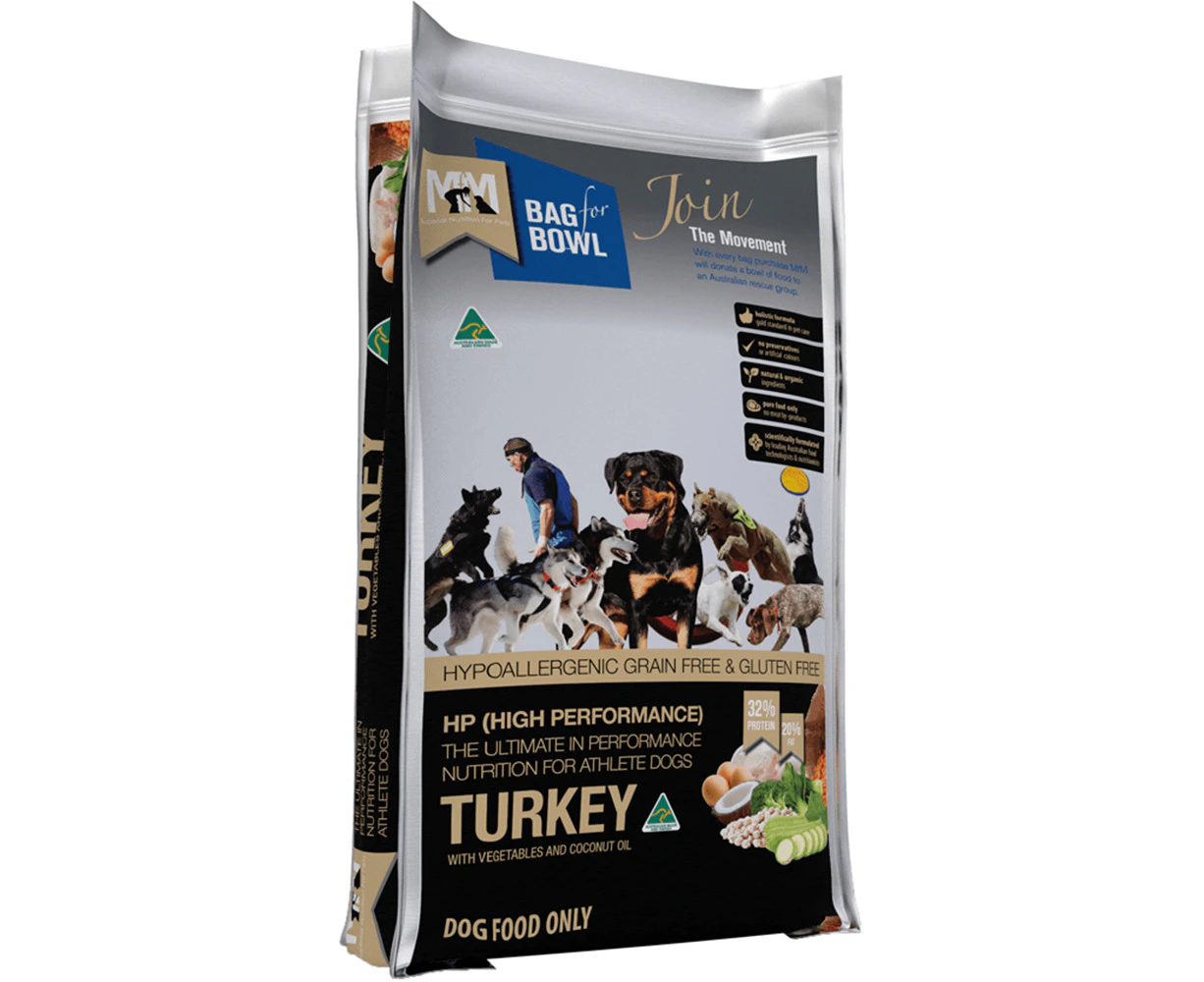 Meals for Mutts High Performance Dog Food - Grain Free Turkey - 20kg