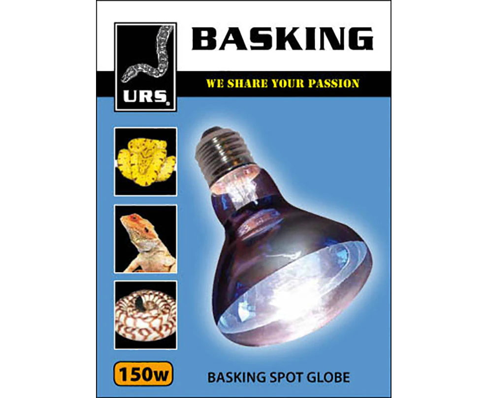 URS 150 Watt Basking Spot Globe UVA Daylight Bulb for Reptiles, Snakes, Lizards