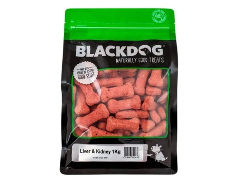 Blackdog Liver & Kidney Biscuits Natural Dog Tasty Treats 1kg