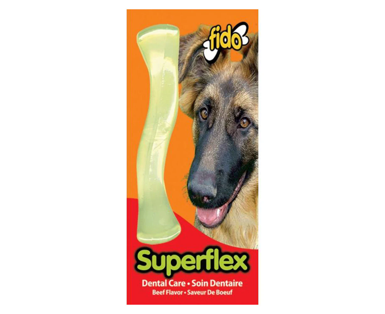 Superflex Nylon Dog Bone - Beef Flavoured - Large - 22cm - Fido