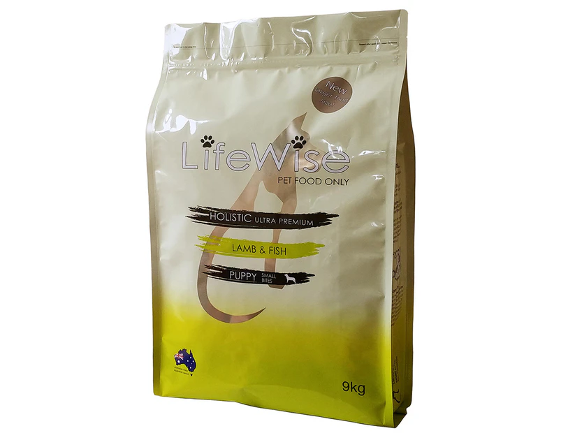 Lifewise Puppy Dry Dog Food Lamb w/ Fish Rice Oats & Vegetables 9kg