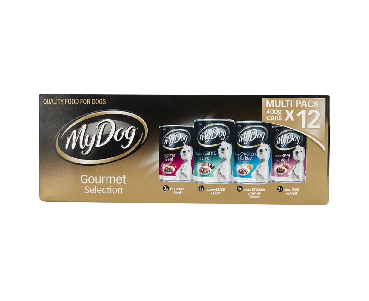 My Dog Gourmet Selection Multi Pack 400g x 12 Cans