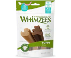 Whimzees Puppy Dental Care Dog Treat Value Bag Medium Large 14 Pack