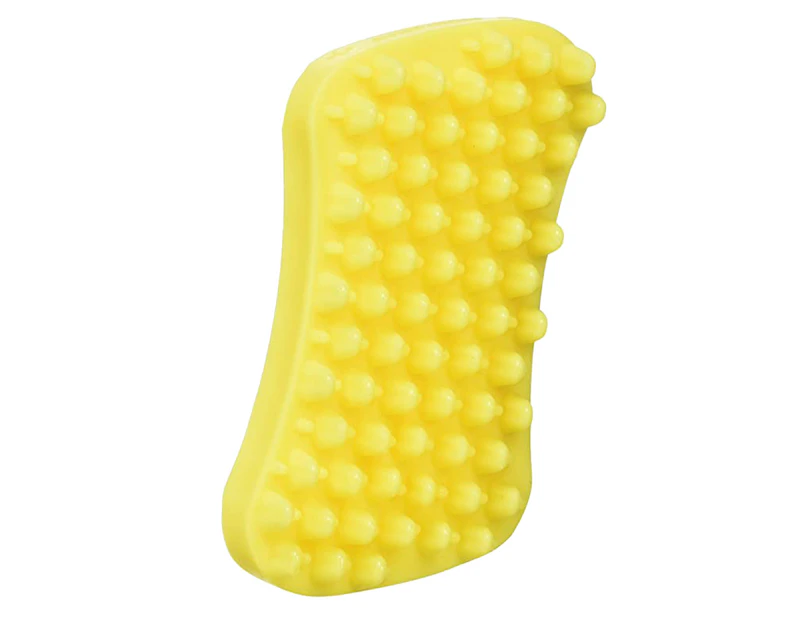 Pet & Me Multi-Functional Short Hair Grooming Brush for Med to Lge Dog Yellow - Yellow