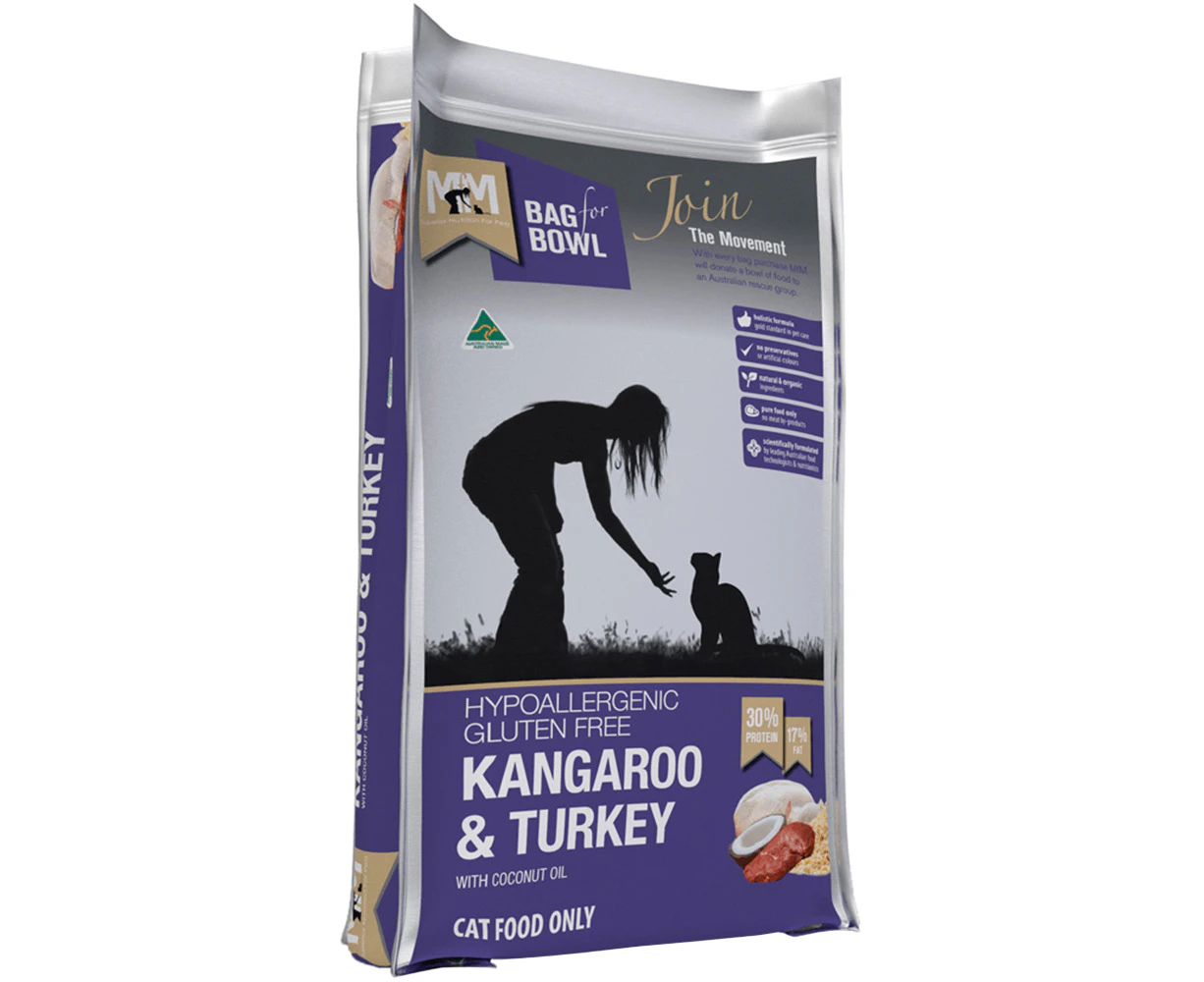 Meals for Meows Gluten Free Kangaroo & Turkey Dry Cat Food - 2.5kg