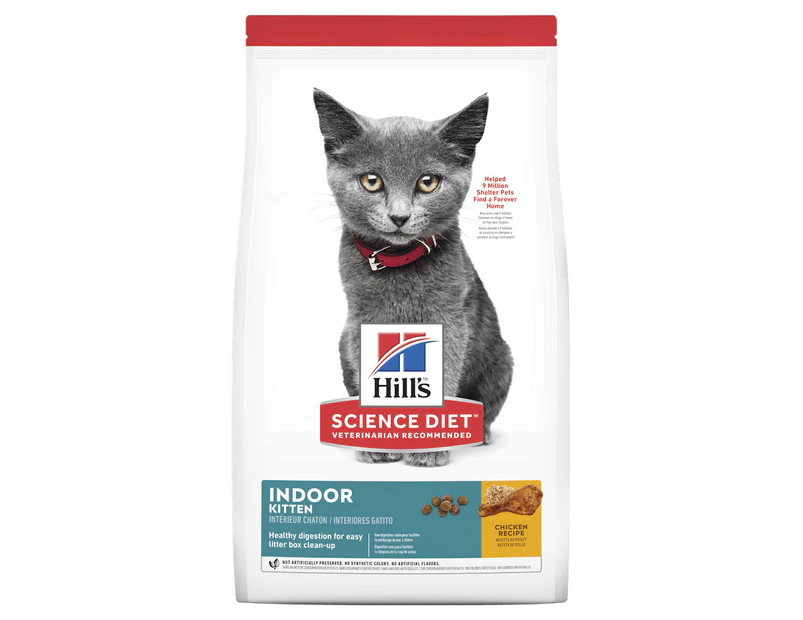 Hills Kitten Indoor Dry Cat Food Chicken 3.17kg
