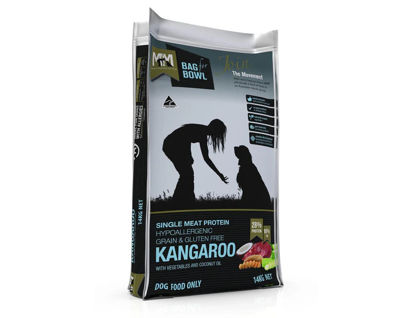 MEALS FOR MUTTS SINGLE PROTEIN GRAIN FREE KANGAROO- 14kg