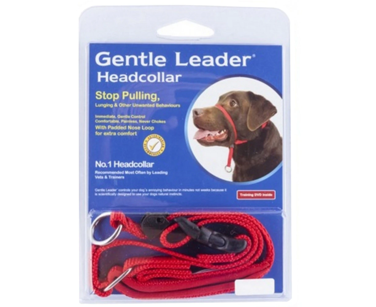 Gentle Leader Dog Training Headcollar Red Small - Red