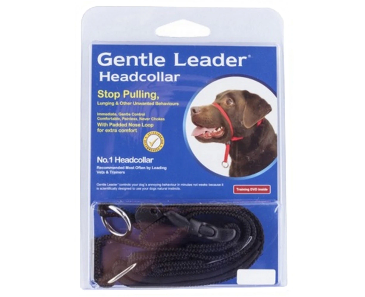 Gentle Leader Dog Training Headcollar Black Small - Black