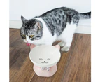 Cat Bowls Ceramic Raised Cat Bowl Tilted Protect Cat's Spine, Stress Free, Prevent Vomiting-style6