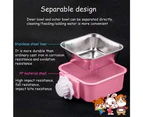 Dog Bowl, Stainless Steel Removable Hanging Food Water Bowl,Pet Cage Bowls-pink S