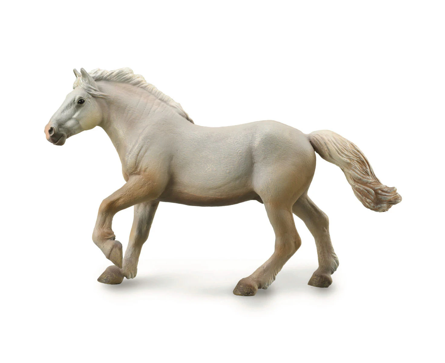 American Cream Draft Stallion 1:20 Figurine