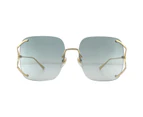 Gucci GG0646S Sunglasses - Gold / Green Gradient