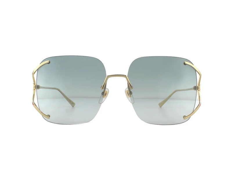 Gucci GG0646S Sunglasses - Gold / Green Gradient