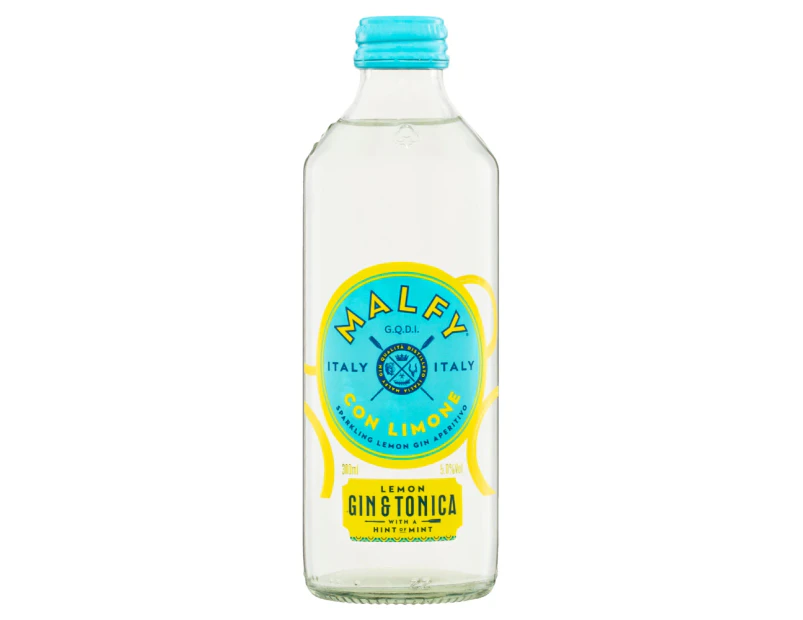 Malfy Con Limone Gin & Tonic (10X300ML)