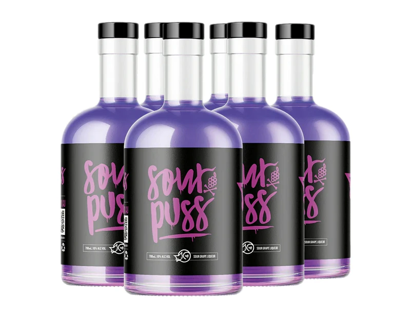 Sour Puss Grape (6X700ML)