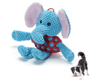 Plush Dog Toy,Interactive Stuffed Dog Toys for Boredom,Cute Squeaky Dog Chew Toys for Puppy,Small,Medium,Large Breed Elephant