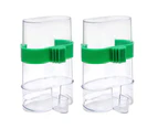 2Pcs Automatic Bird Water Food Dispenser Bird Water Feeder Bottles Seed Food Container