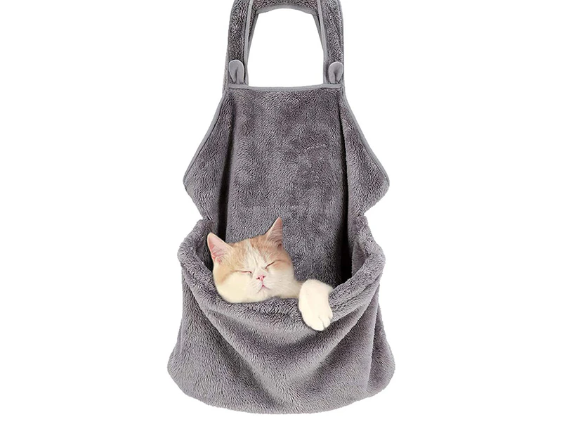 Pet Carrier Bag Pet Small Dog Cat Sling Apron Accompany Sleeping Bag Blanket with Pocket
