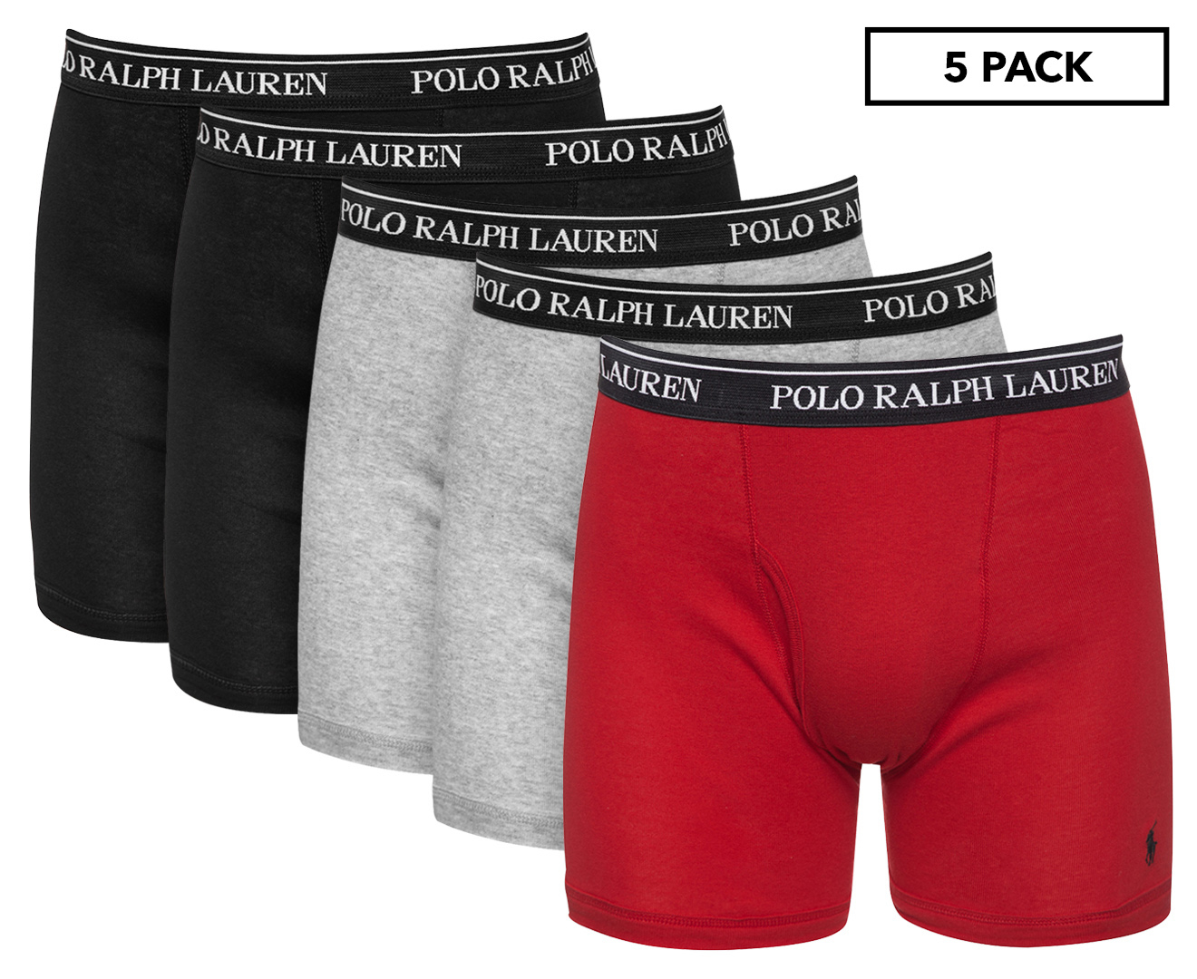 Polo Ralph Lauren Men's 6-Pack White Midrise Briefs